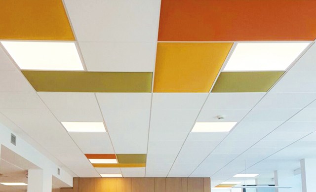 IN SOUND ABSORBING CEILING PANELS